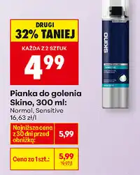 Biedronka Pianka do golenia Skino oferta