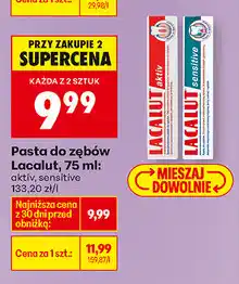 Biedronka Pasta do zębów Lacalut oferta