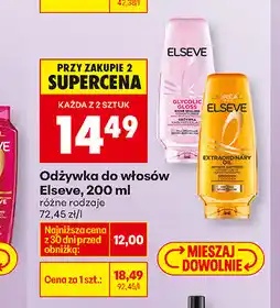 Biedronka Odżywka do włosów Elseve oferta