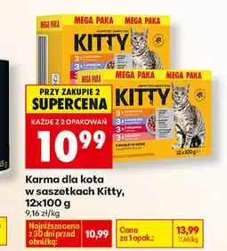 Biedronka Karma dla kota w saszetkach Kitty oferta