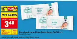 Biedronka Chusteczki nawilżane Dada Aqua, 50/52 szt oferta