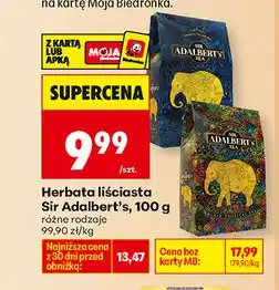 Biedronka Herbata liściasta Sir Adalbert’s oferta