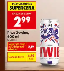 Biedronka Piwo Żywiec oferta