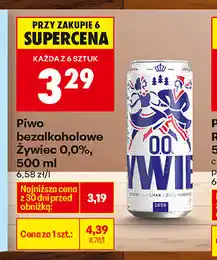 Biedronka Piwo bezalkoholowe Żywiec 0,0% oferta