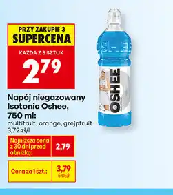Biedronka Napój niegazowany izotonic Oshee oferta