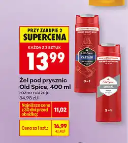 Biedronka Żel pod prysznic Old Spice oferta