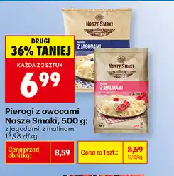 Biedronka Pierogi z owocami Nasze Smaki oferta