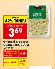 Biedronka Gnocchi di patate Gusto Bello oferta