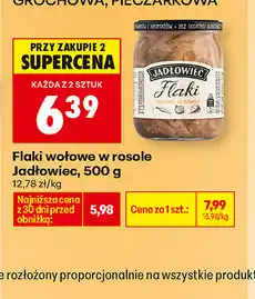 Biedronka Flaki wołowe w rosole Jadowice oferta