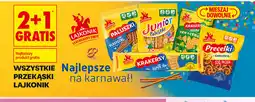 Biedronka Lajkonik Przekąski (Paluszki, Junior Paluszki, Krakresy, Precelki itp.) oferta