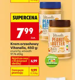 Biedronka Krem orzechowy Vitaniella, 450 g: crunchy, smooth oferta