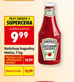 Biedronka Ketchup łagodny Heinz oferta