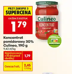 Biedronka Koncentrat pomidorowy 30% Culineo oferta