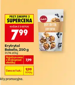 Biedronka Erytrytol Bakallio oferta