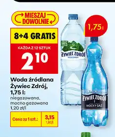 Biedronka Woda źródlana Żywiec Zdrój oferta