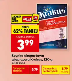Biedronka Szynka eksportowa wieprzowa Krakus oferta