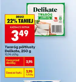 Biedronka Twaróg półtłusty Delikate oferta