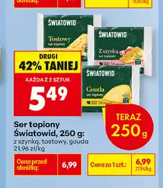 Biedronka Ser topiony Światowid oferta