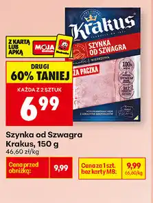 Biedronka Szynka od Szwagra Krakus oferta