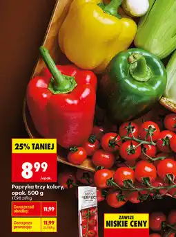 Biedronka Papryka trzy kolory, opak oferta