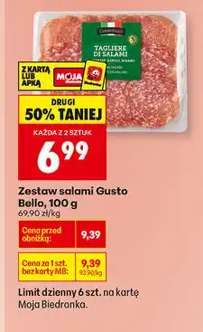 Biedronka Zestaw salami Gusto Bello oferta