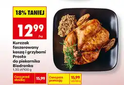 Biedronka Kurczak faszerowany kaszą i grzybami Prosto do piekarnika Biedronka oferta