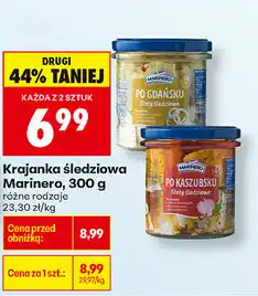 Biedronka Krajanka śledziowa Marinero, 300 g różne rodzaje oferta