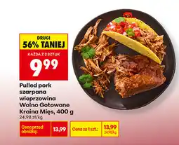 Biedronka Pulled pork szarpana wieprzowina Wolno Gotowane Kraina Mięs oferta