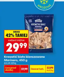 Biedronka Krewetki białe blanszowane Marinero oferta