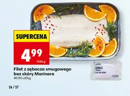Biedronka Filet z zębacza smugowego bez skóry Marinero oferta