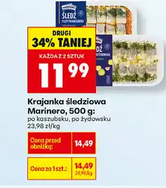 Biedronka Krajanka śledziowa Marinero, 500 g: po kaszubsku, po żydowsku oferta