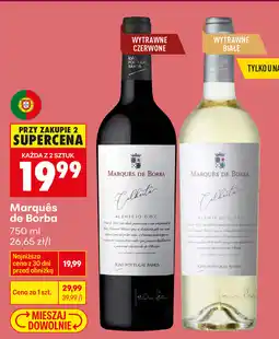 Biedronka Marqués de Borba (czerwone i białe wino) oferta