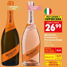 Biedronka Mionetto Prosecco / Prosecco Rosé oferta
