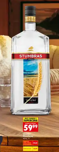 Biedronka Wódka Stumbras 40% oferta