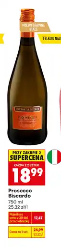 Biedronka Prosecco Biscardo oferta