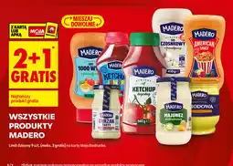 Biedronka Produkty Madero (ketchup, musztarda, majonez, sos czosnkowy, chrzan) oferta