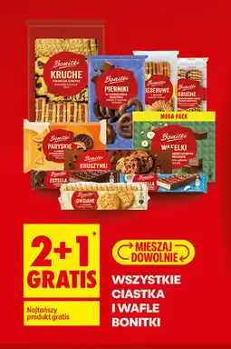 Biedronka Ciastka i wafle Bonitki oferta