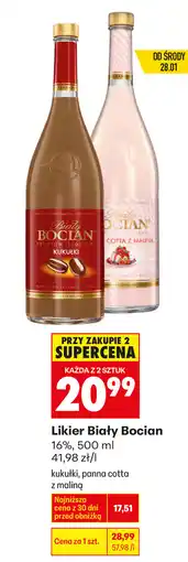Biedronka Likier Biały Bocian 16% oferta