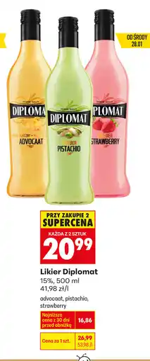Biedronka Likier Diplomat 15% oferta