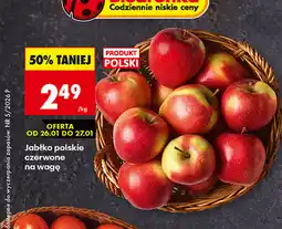 Biedronka Jabłko polskie czerwone na wagę oferta