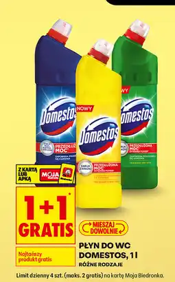 Biedronka Płyn do WC Domestos, 1 l (różne rodzaje) oferta