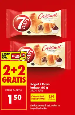Biedronka Rogal 7 Days kakao oferta