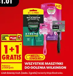 Biedronka Wszystkie maszynki do golenia Wilkinson oferta
