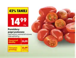 Biedronka Pomidory papryczkowe czerwone, pomarańczowe oferta