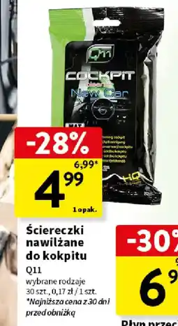Intermarche Q11 ściereczki nawilżane do kokpitu oferta