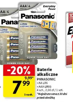 Intermarche Panasonic Baterie alkaliczne oferta