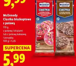 Lidl Ciastka biszkoptowe z polewą i drażami oferta
