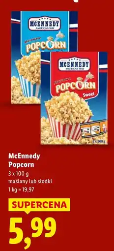 Lidl Popcorn o smaku coli oferta