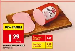 Biedronka Mortadela Pekpol oferta