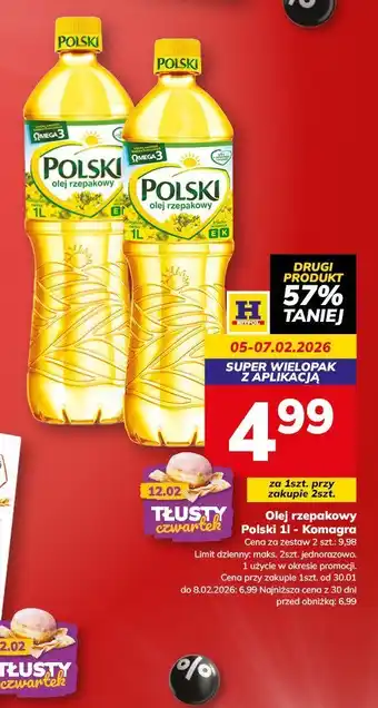 Olej rzepakowy Polski